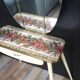 Hairdresser of the 50s and 60s with triptych mirror