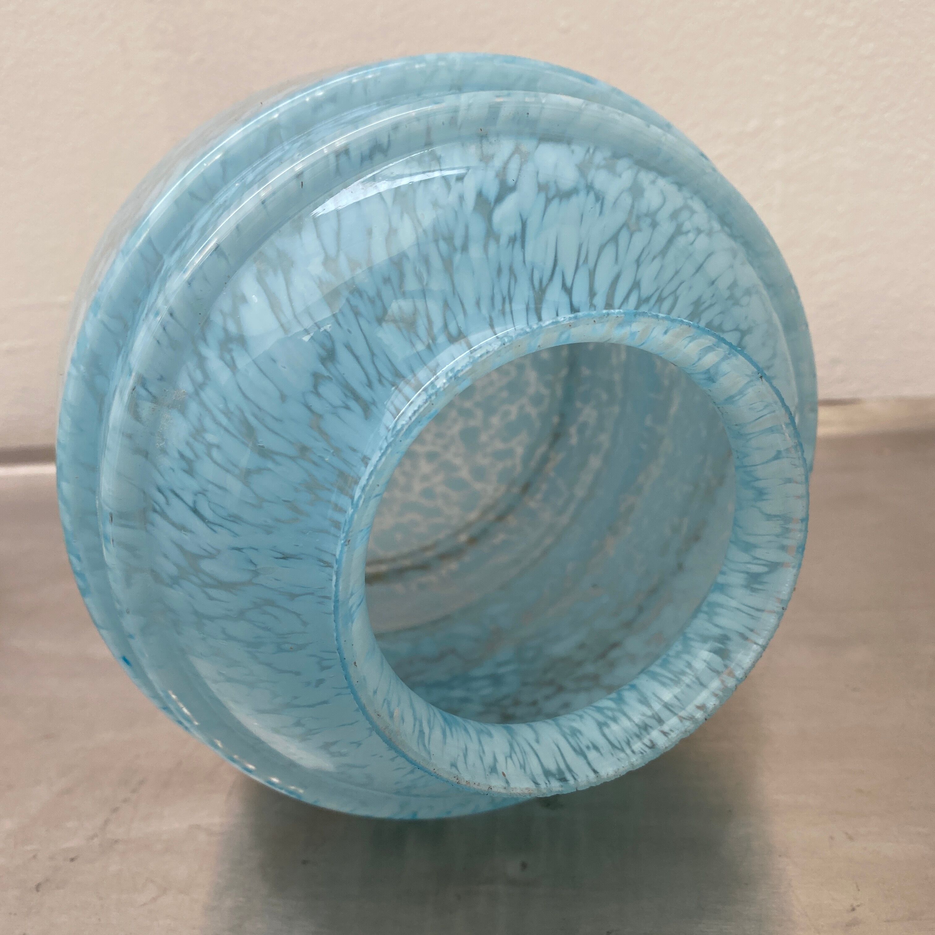 Clichy glass bedside lamp