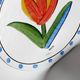 Vintage Kosta Boda Tulip Flower platter by Ulrica Hydman Vallien / Sweden