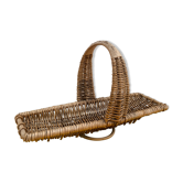 Panier artisanal en rotin tressé
