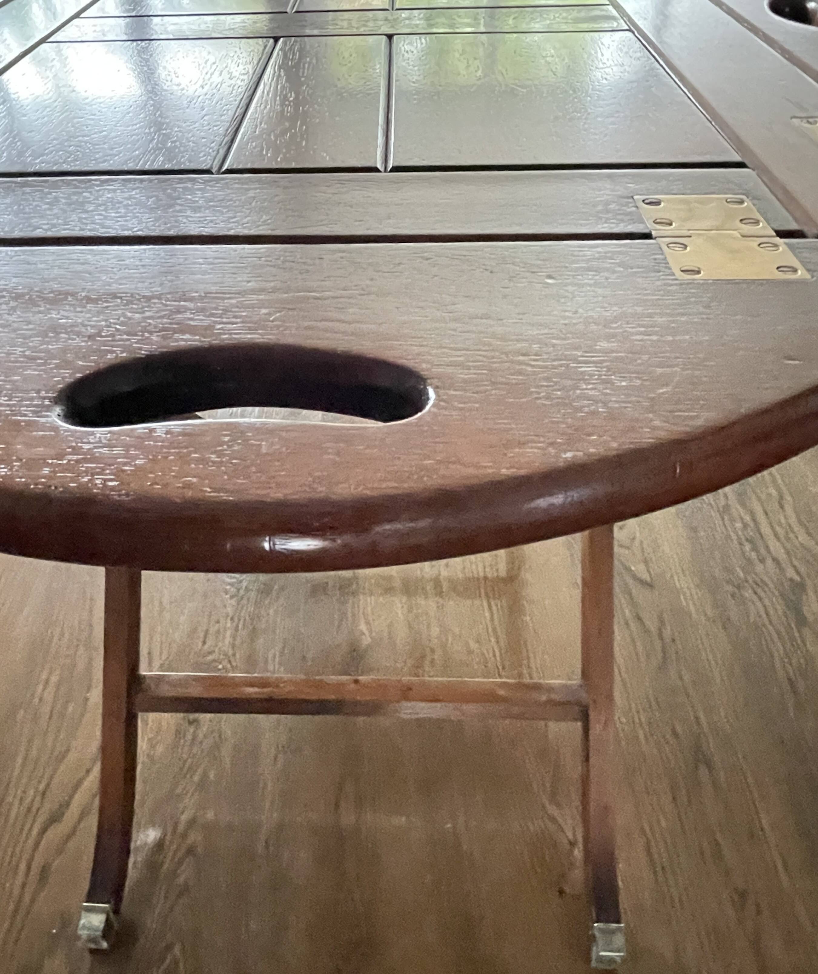 Table basse de marine "Buttler" XIXe