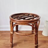 Rattan stool/plant stand - Vintage