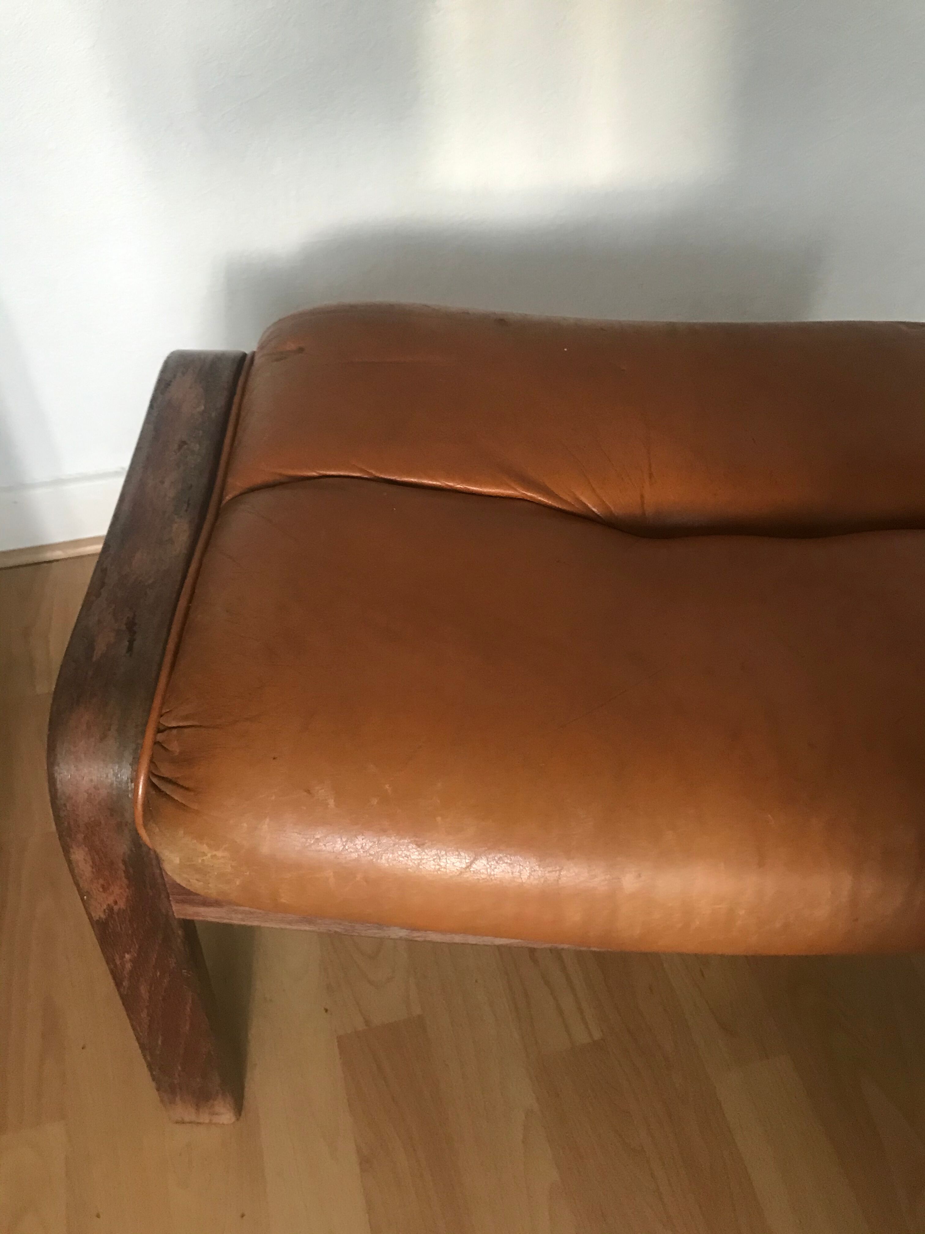 Ottoman leather dandina footr rest