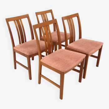 Set of 4 Scandinavian teak chairs, Sweden, 1960