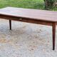 Oak farmhouse table nineteenth century feet spindles 2 drawers 199cm