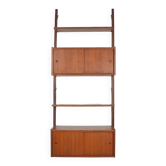 Danish wall rack 'PS-system' designed by Preben Sørensen, 1960s