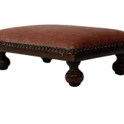 Pouf Art Déco repose-pieds design minimaliste des années 30