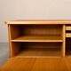Buffet bas en chêne avec des supports en laiton conçu par Henning Kjærnulf.