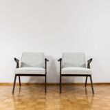 Customizable Pair Of Restored Mid Century "Bunny" Armchairs, 1970's
