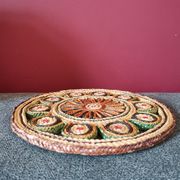 Vintage wicker trivets