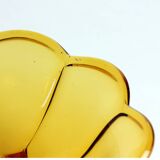 Bol vintage en verre pressé par Borske Sklo Union, Tchécoslovaquie 1960