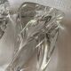 Pair of vintage Saint Louis crystal candlesticks from the 70s