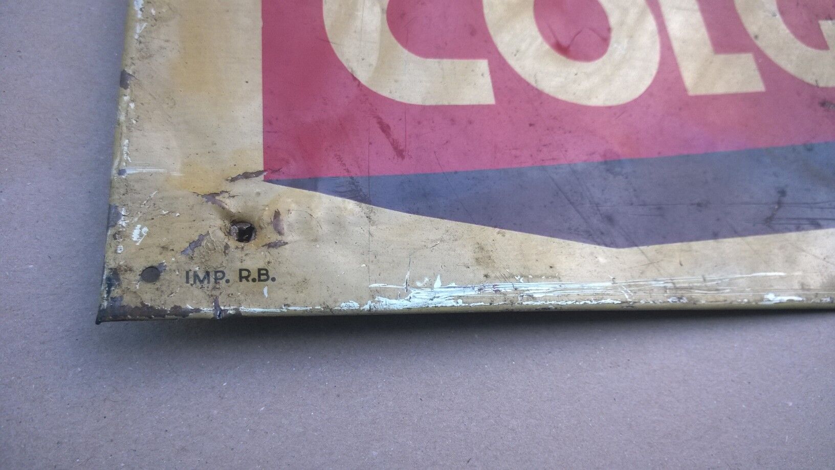 Tole publicitaire années 50