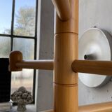 80s pine coat rack