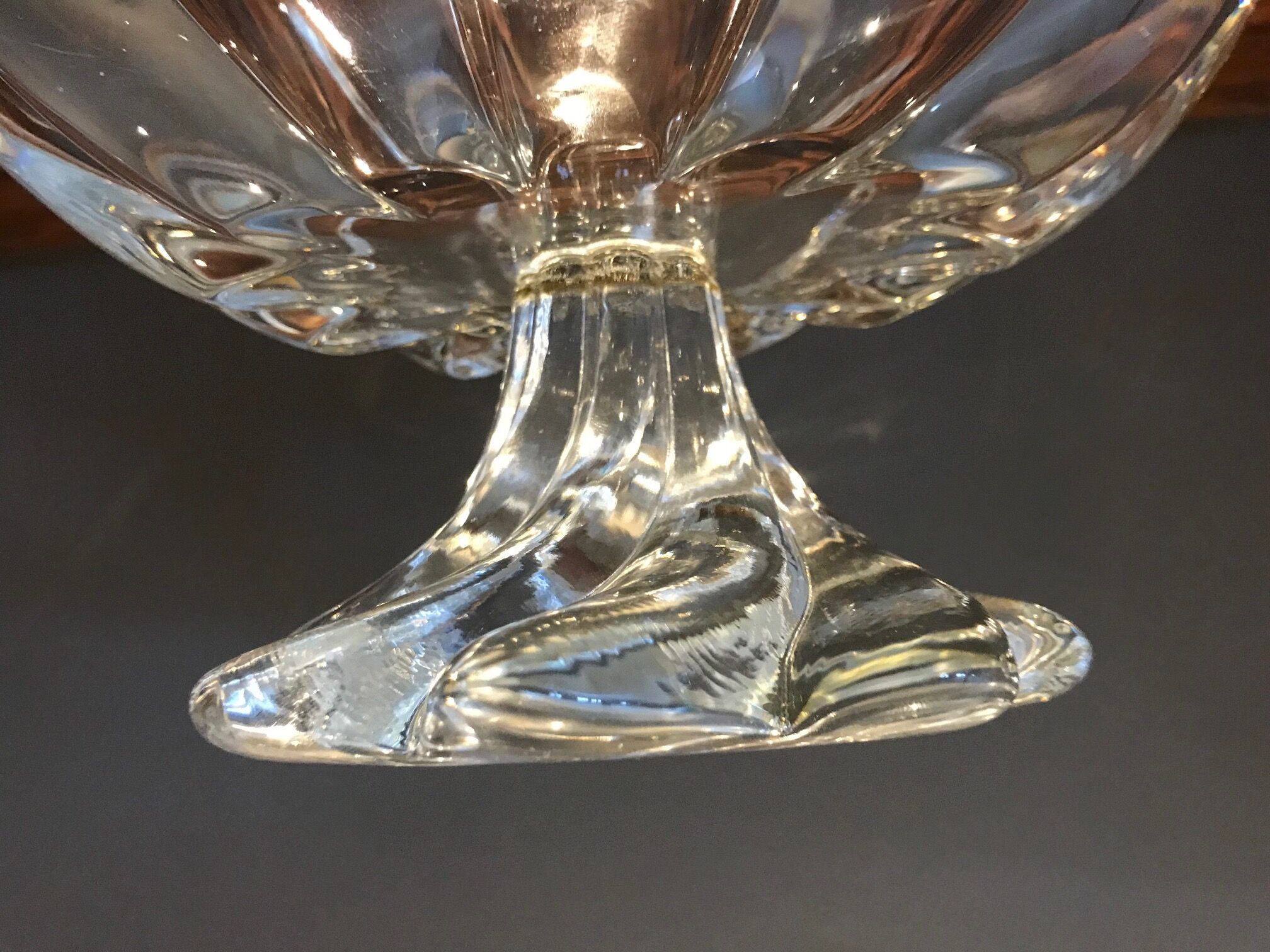 large dish Baccarat crystal bowl