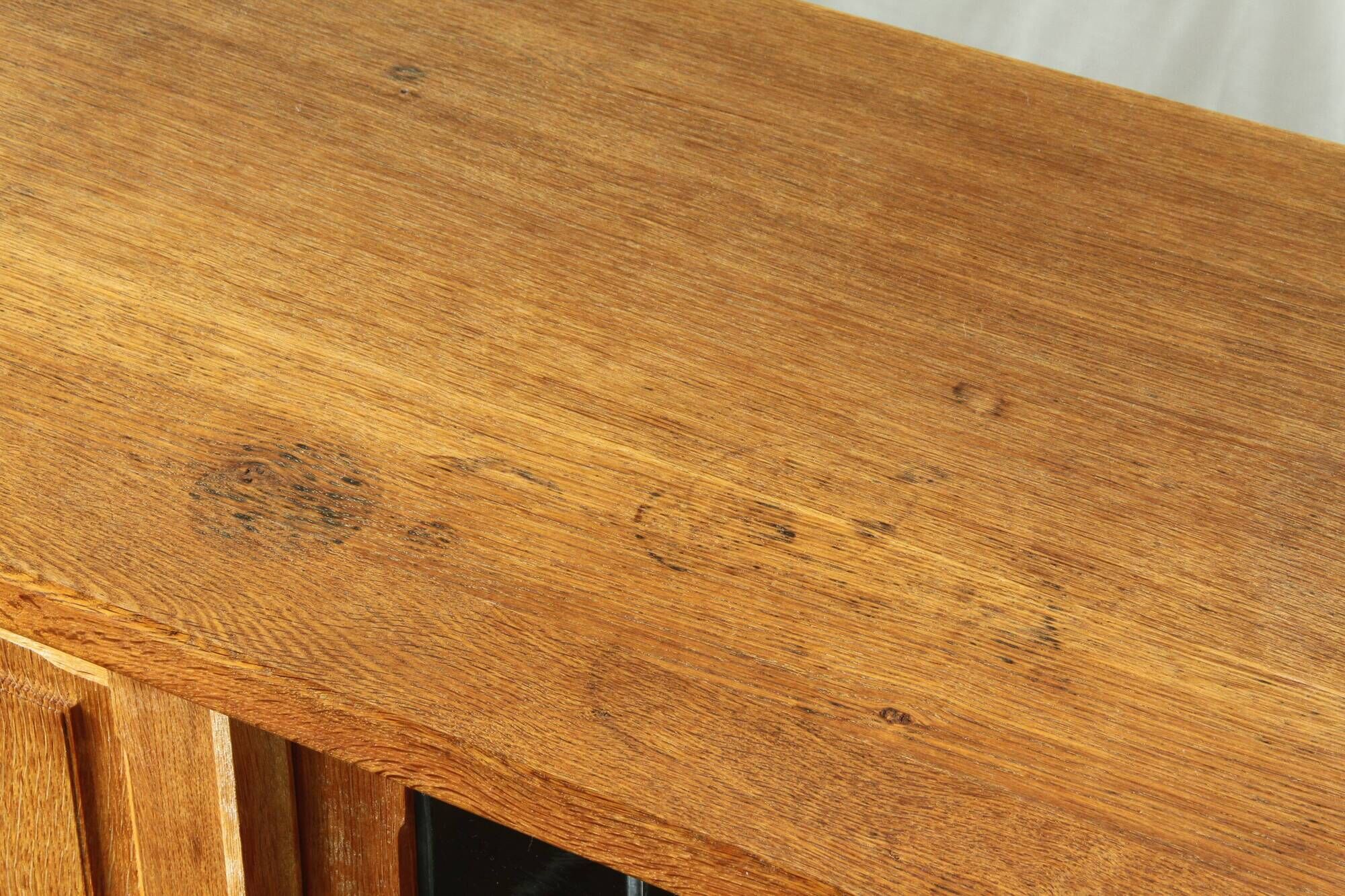 Vintage Danish 1960s Modern Oak Cabinet In The Style Of Henning Kjærnulf
