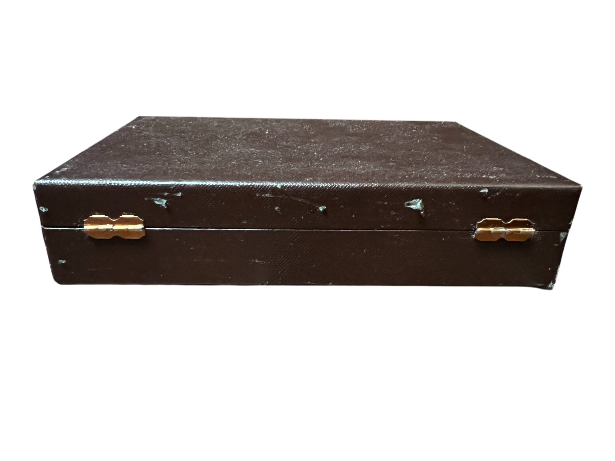 Set of 12 silver-plated metal cake forks from the Nicolet Orléans brand