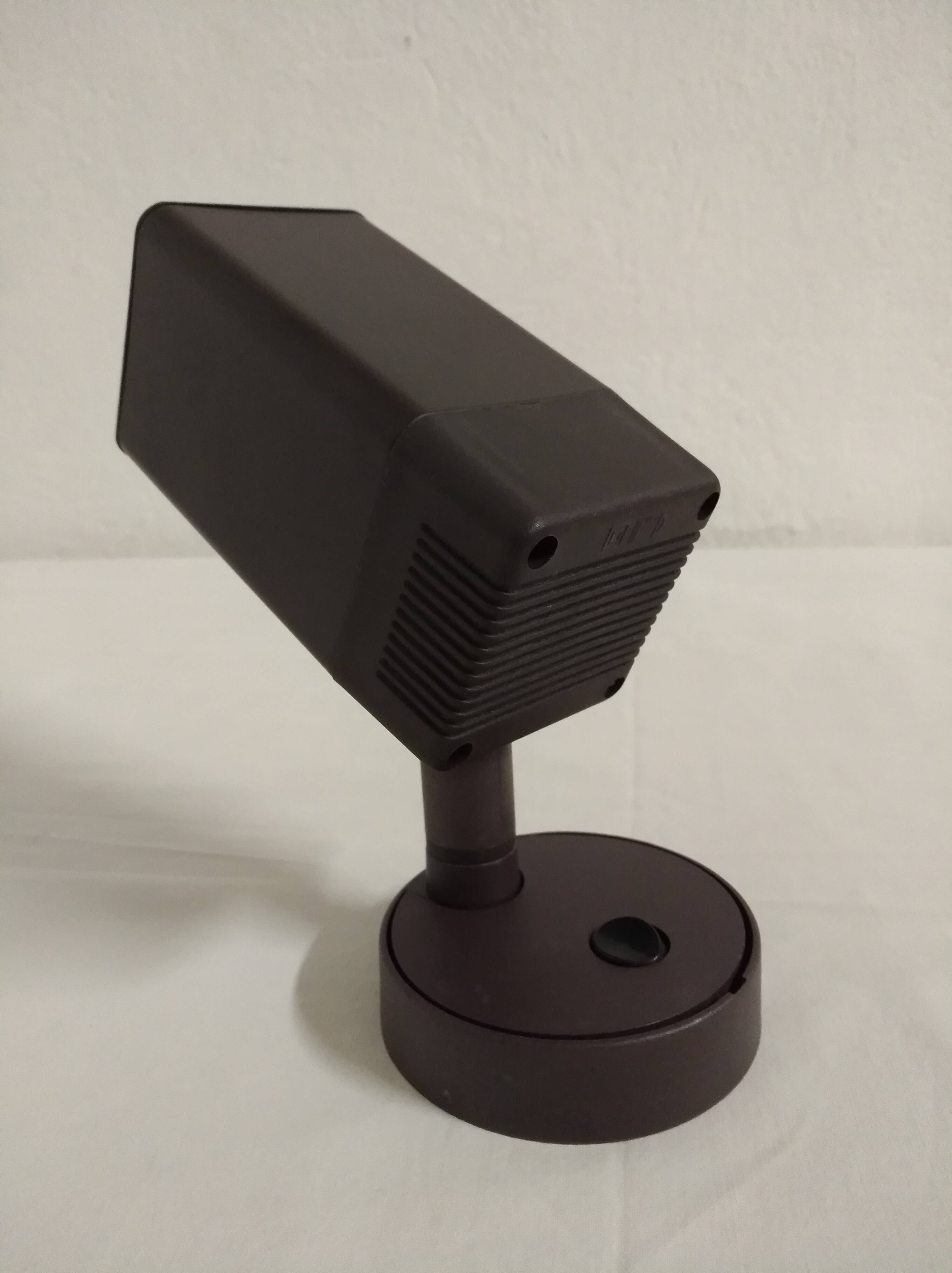 Quadro Mini spot light in aluminium by Luminance, Netherlands, circa 1980.
