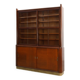 Large Art Deco Apothecary Cabinet Attr. to De Coene, Belgium ca. 1920