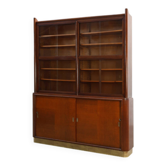 Large Art Deco Apothecary Cabinet Attr. to De Coene, Belgium ca. 1920