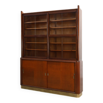 Large Art Deco Apothecary Cabinet Attr. to De Coene, Belgium ca. 1920