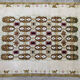 French rug Leleu 1950 224 X 157 cm