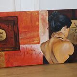 Peinture geisha