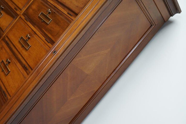 Walnut apothecary furniture France 1920s