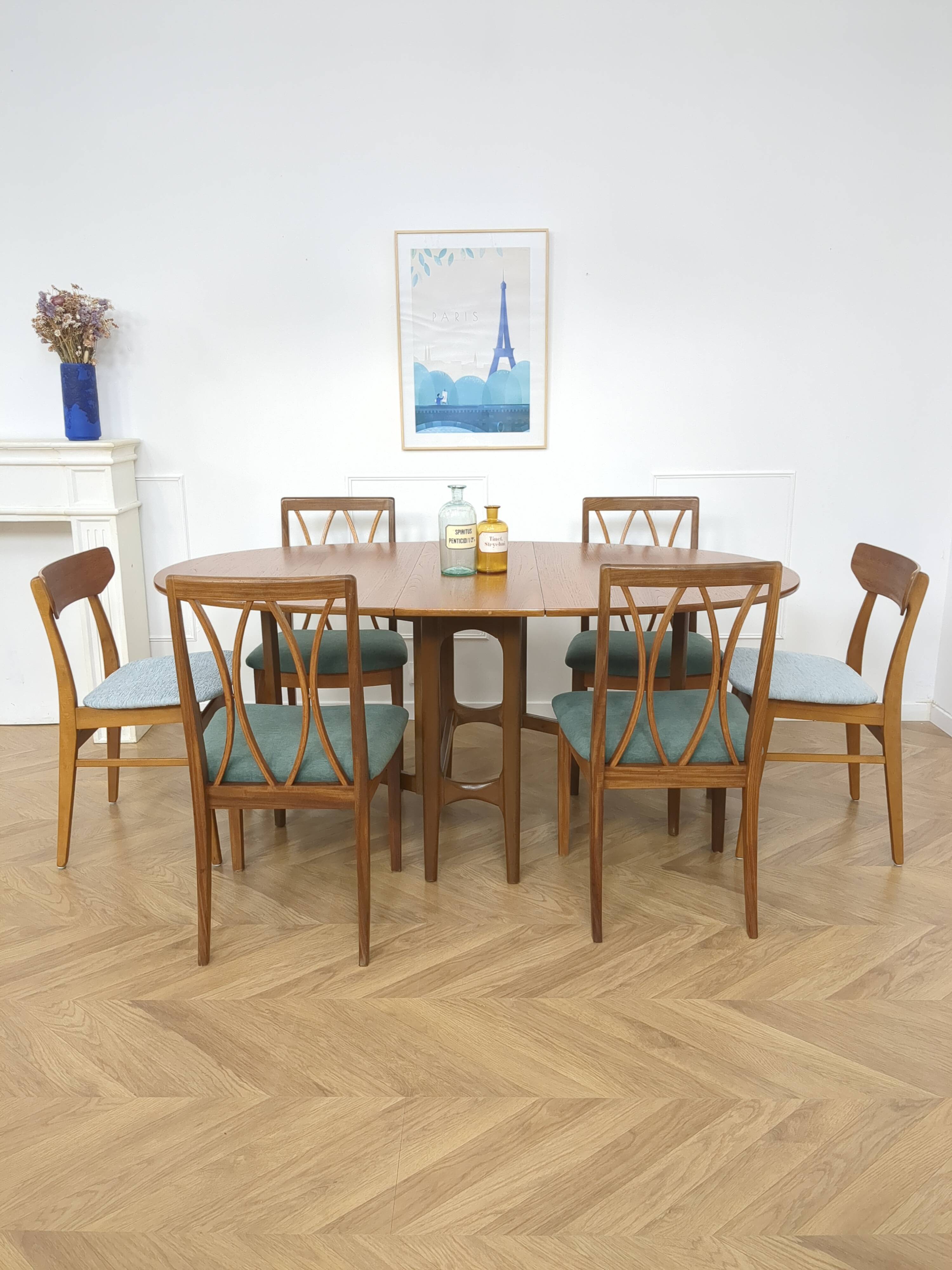 Nathan vintage flap table