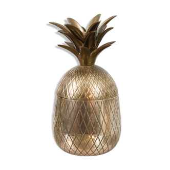 Medium Sized Vintage Hollywood Brass Pineapple