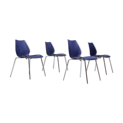 Chaises de Vico Magistretti pour Kartell, années 1980