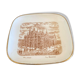 Porcelain plate representing the Milan Cathedral