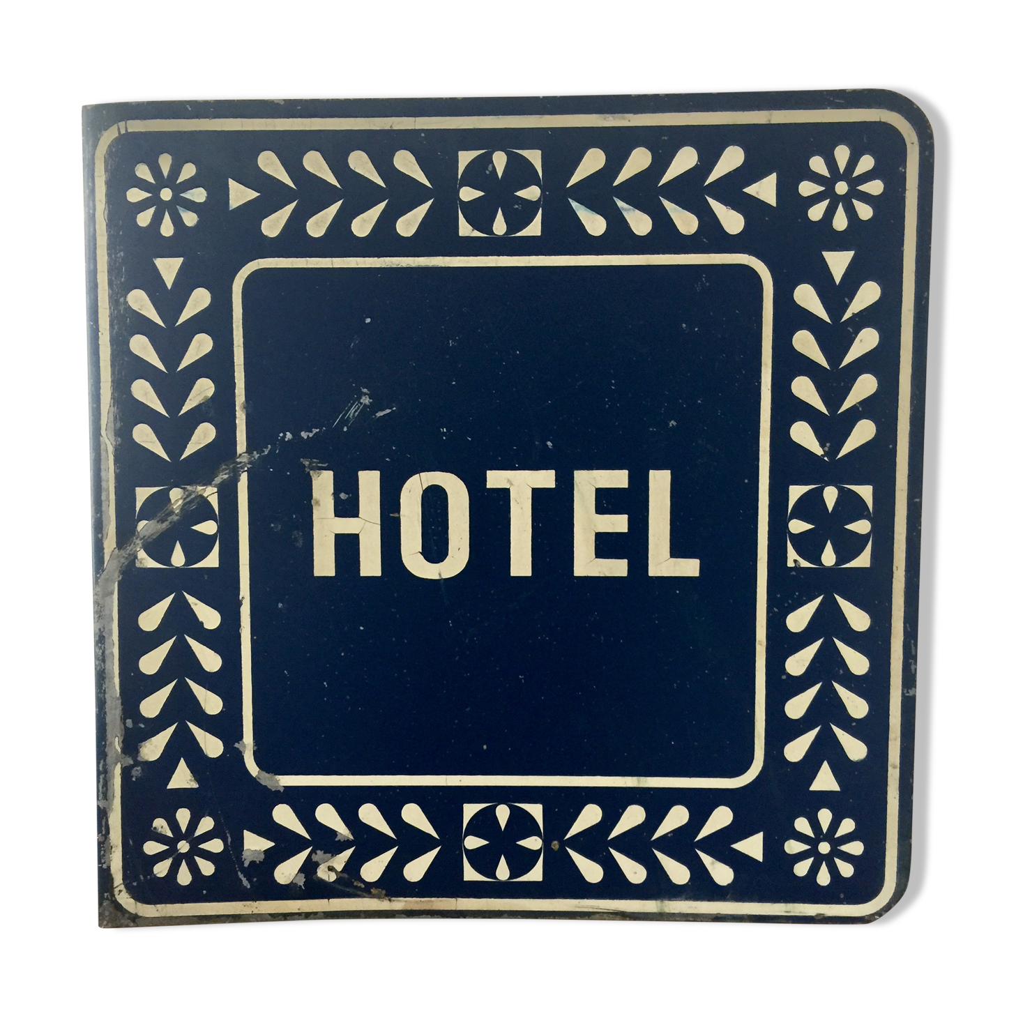 Two-sided iron plate Hotel and pottery