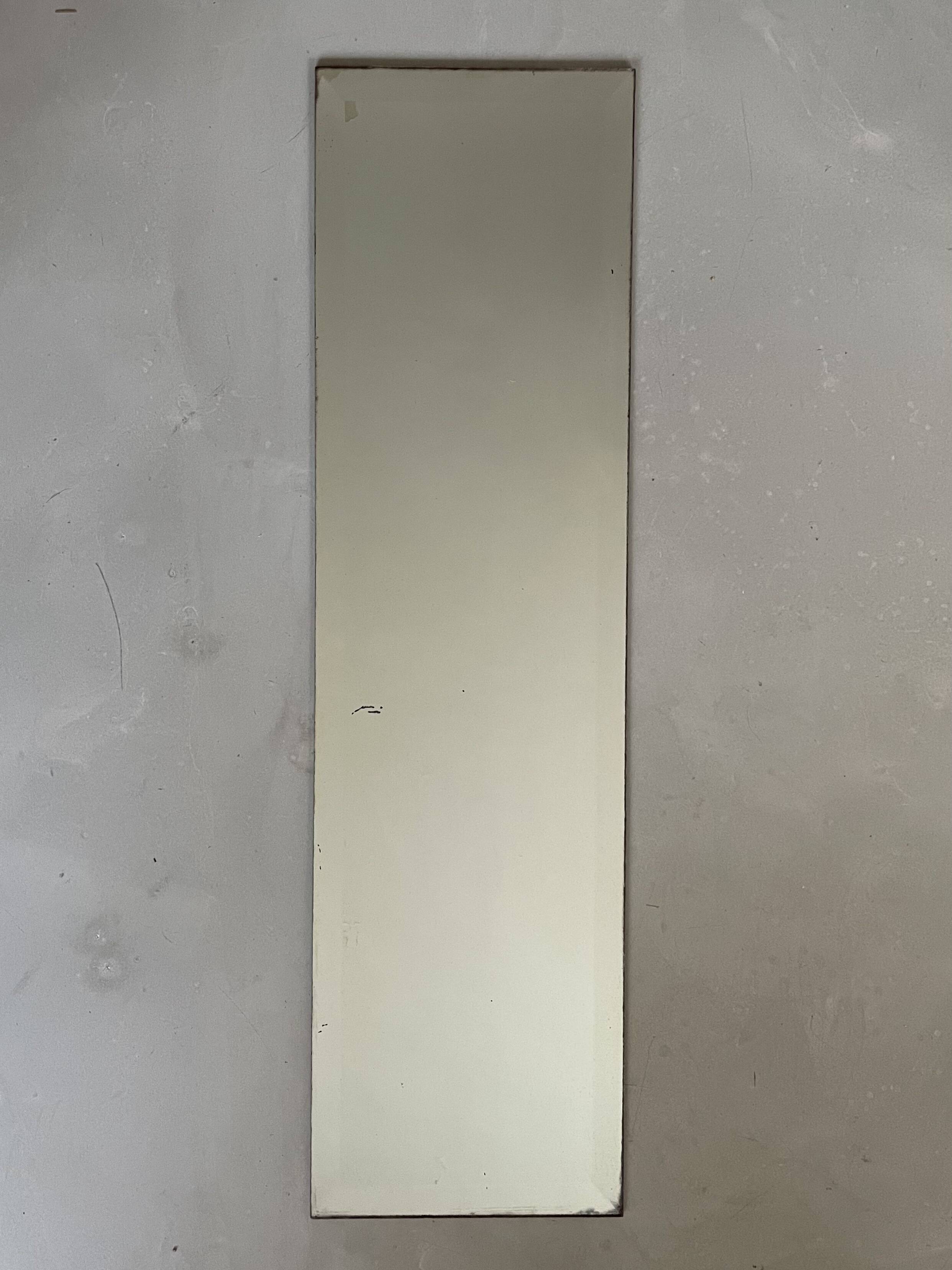 Old beveled mirror 33x120cm