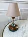 Table lamp in copper and art deco glass 30s