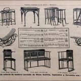 Fledermaus coffee table no. 406 by Josef Hoffmann for J&J Kohn