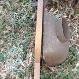Antique fireplace plate