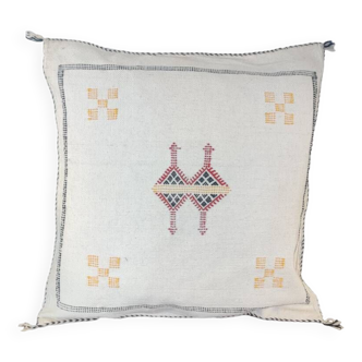 Coussin berbère Blanc Sabra