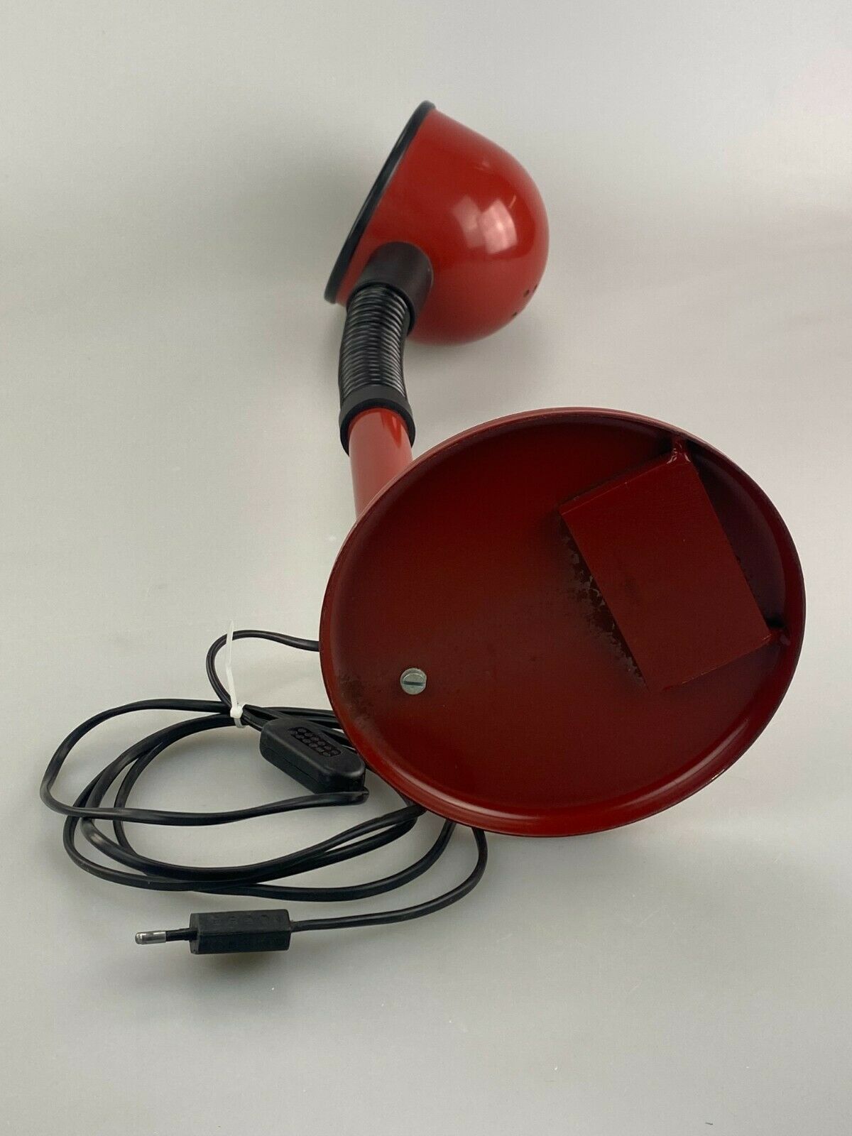 60s 70s Ball Lamp Lamp Light Red Table Lamp Space Age Design 60s 70s