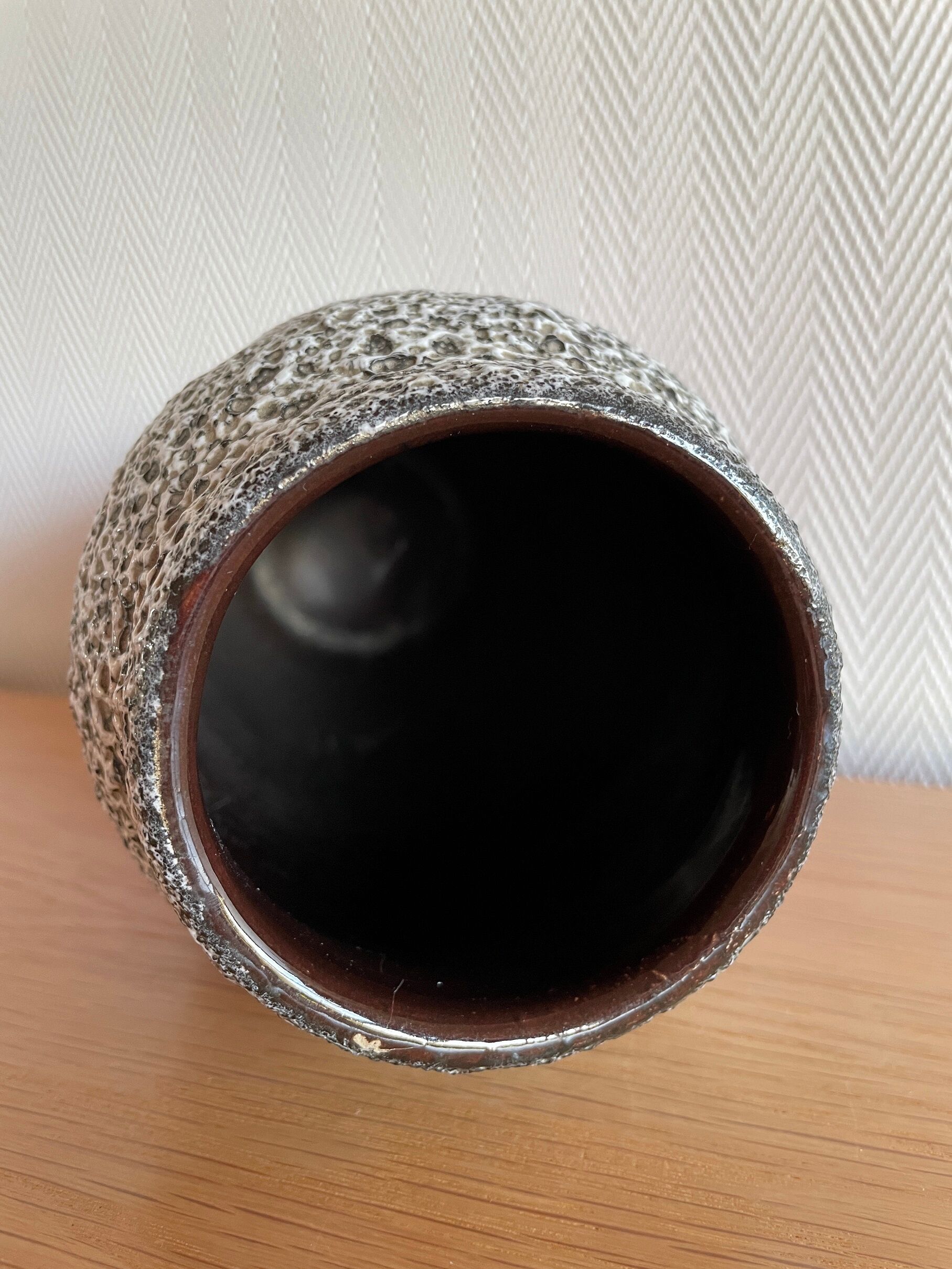 Fat Lava ceramic vase