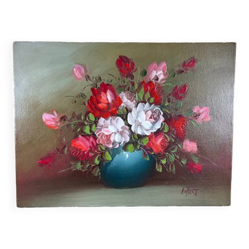 Oil painting painting bouquet of flowers