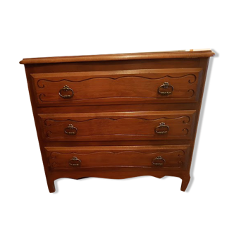 Wooden chest of drawers 3 drawers