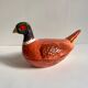 Pheasant ceramic box by Michel Caugant