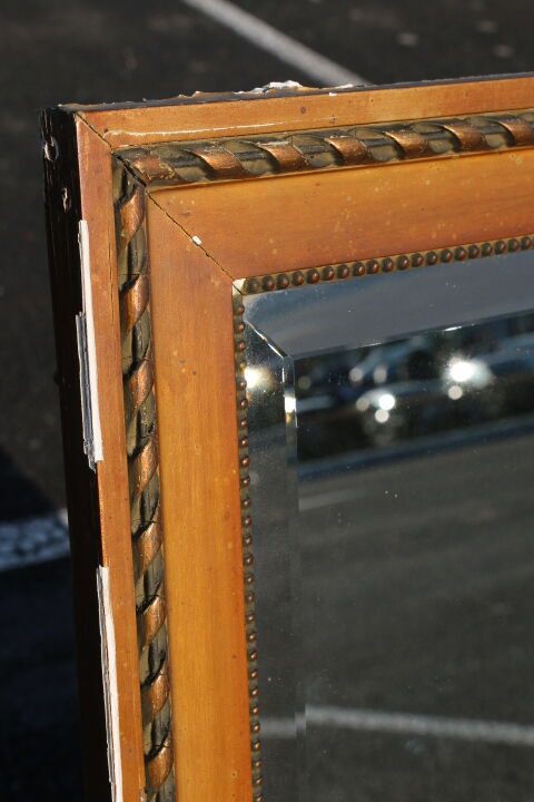 Ancient golden mirror 128x85cm