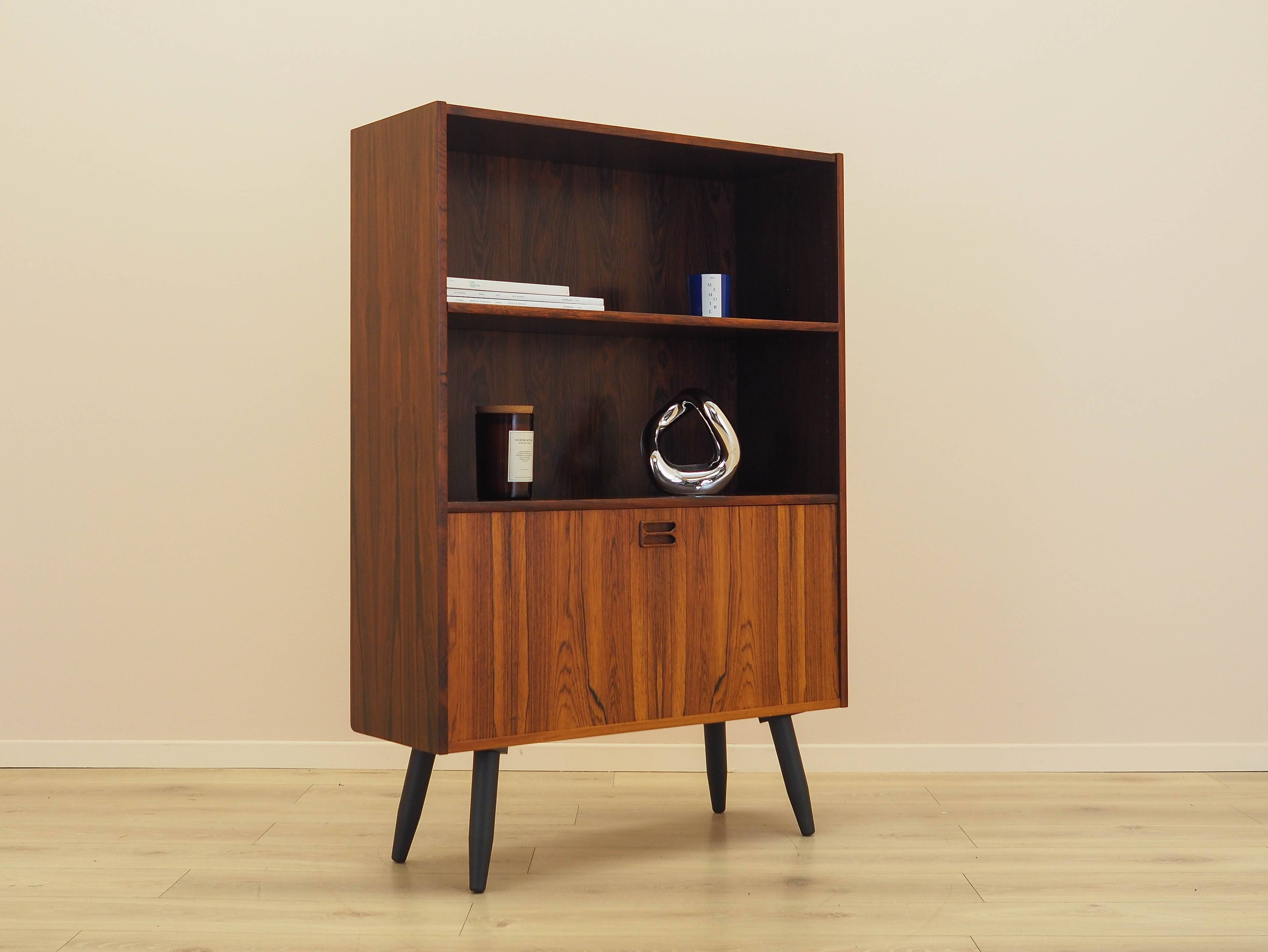 Rosewood bookcase, Danish design, 1970s, made in Denmark