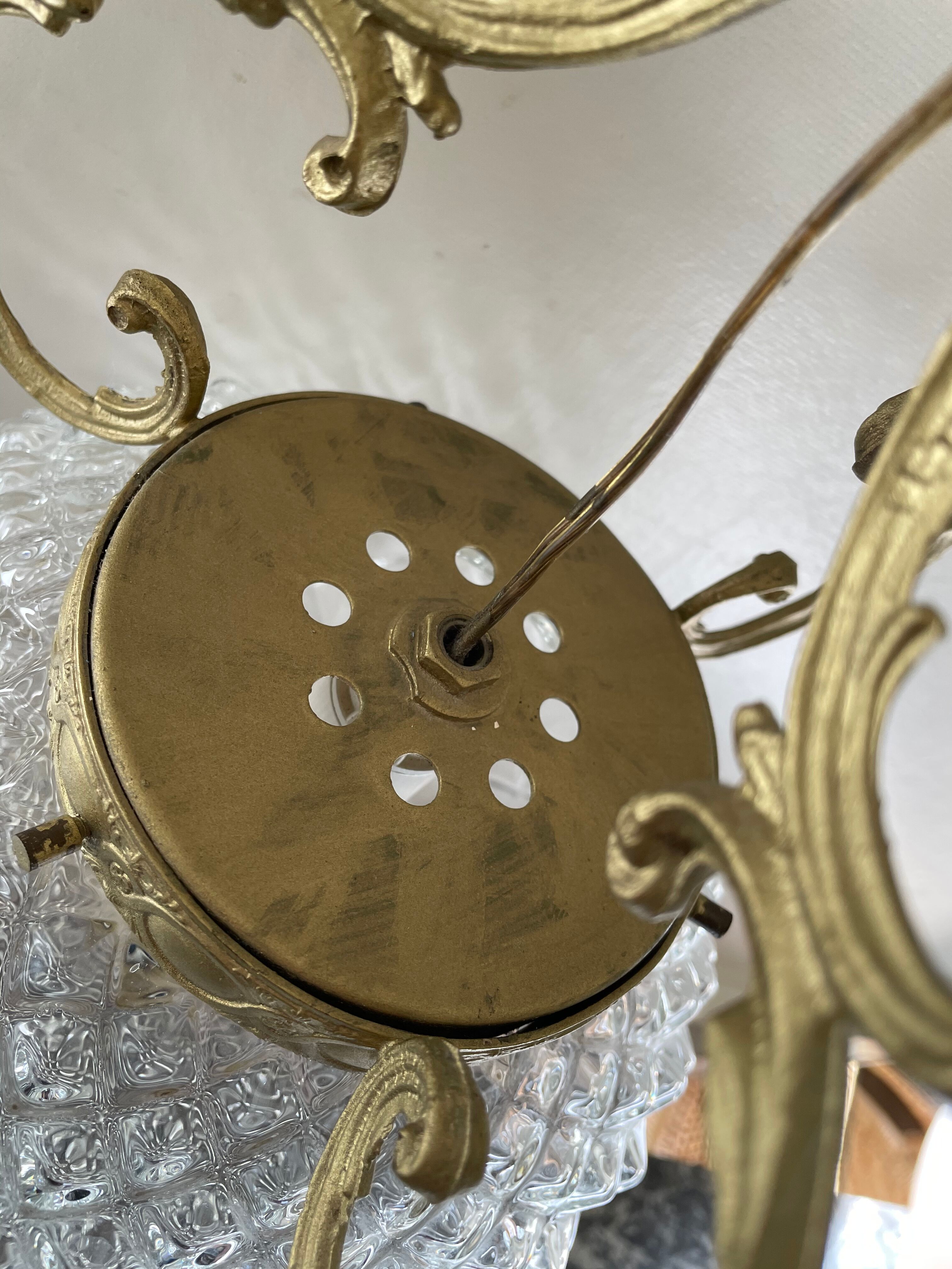 Diamond tip chandelier