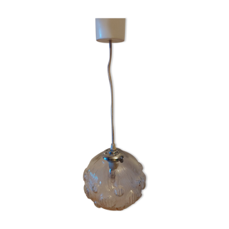 Vintage glass pendant lamp