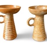 Pair of vintage candle holders