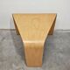 Postmodern side table made of beech plywood by Ekornes Stressless from the 1980s.