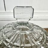 Former Portieux crystal sugar bowl